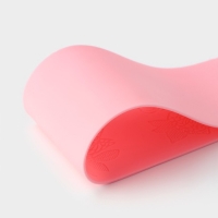 Коврик для айсинга Доляна &laquo;Розы&raquo;, силикон, 37,5&times;8&times;0,1 см, цвет розовый