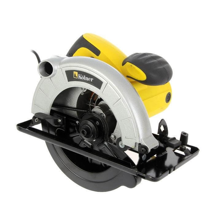 Пила циркулярная Kolner KCS 185/1500, 1500 Вт, 5000 об/мин, d=185х20 мм, пропил 65 мм, 0-45&deg;