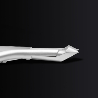 Кусачки маникюрные для кутикулы &laquo;Premium satin&raquo;, эргономичные, 9,3 см, длина лезвия - 7 мм, цвет серебристый