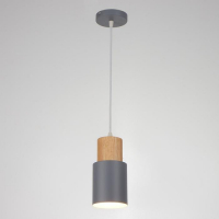 Светильник BayerLux 1665/1GY E27 40Вт серый 10х10х19,8 см