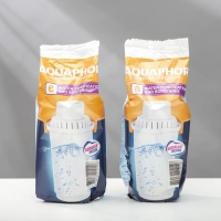 Набор сменных картриджей аквафор В-6, 2 шт, доочистка и умягчение воды Набор сменных картриджей аквафор В-6, 2 шт, доочистка и умягчение воды