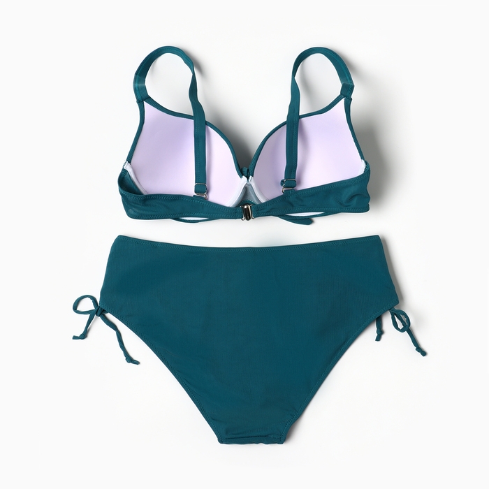 Купальник раздельный женский, цвет зелёный, размер 54