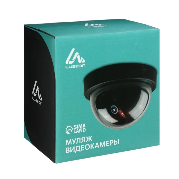 Муляж видеокамеры Luazon VM-1, со светодиодным индикатором, 2xАА (не в компл.), чёрный