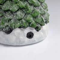 Светодиодная фигура &laquo;Поезд и оленёнок&raquo; 26 &times; 14 &times; 14 см, полистоун, батарейки АААх2 (не в комплекте), свечение мульти