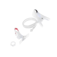 Штатив гибкий с прищепкой и держателем для светильника, Ritter, белый Штатив гибкий с прищепкой и держателем для светильника, Ritter, белый