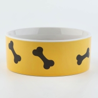 Миска керамическая &laquo;Веселый пес&raquo;, 300 мл, для собак