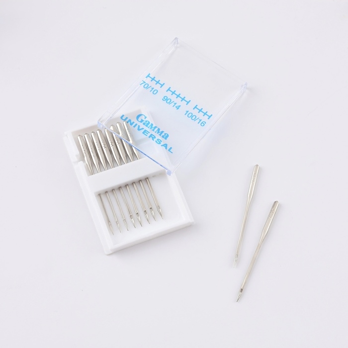 Иглы для бытовых швейных машин, универсальные, №70-100, 10 шт