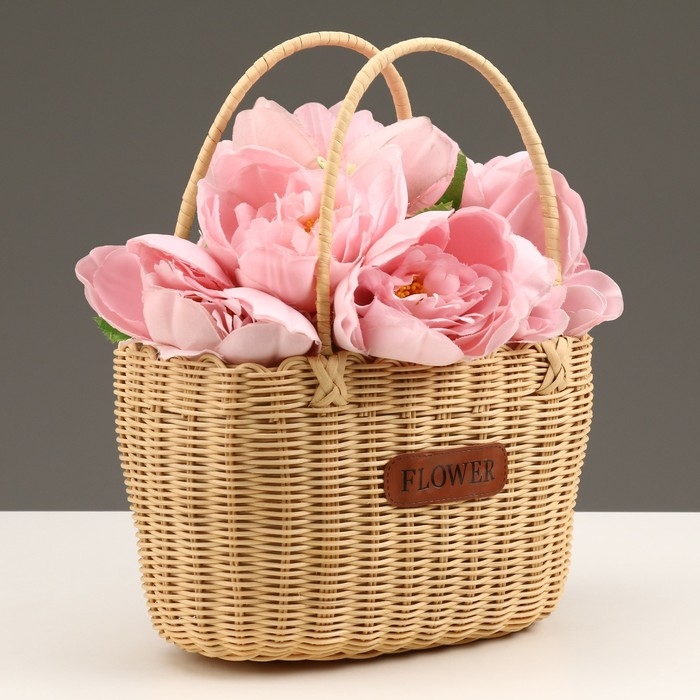 Корзина плетеная, 23 x 15 x 14,5/27,5 см, ротанг Корзина плетеная, 23 x 15 x 14,5/27,5 см, ротанг