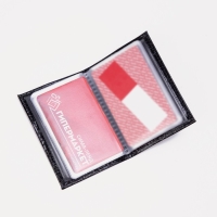 Визитница на 18 карт, цвет чёрный