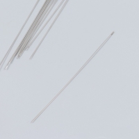 Иглы металл для бисера в стеклянной колбе тонкие набор 10 штØ 0,7х120 мм 1,5х1,5х14 см Иглы металл для бисера в стеклянной колбе тонкие набор 10 штØ 0,7х120 мм 1,5х1,5х14 см