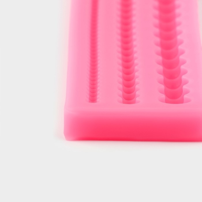 Молд &laquo;Жемчуг&raquo;, силикон, 30&times;5&times;1 см, цвет МИКС