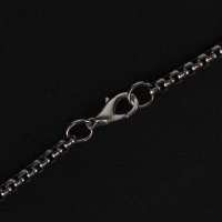 Кулон-амулет &laquo;Помпеи&raquo; медведь, цвет чернёное серебро, 70 см