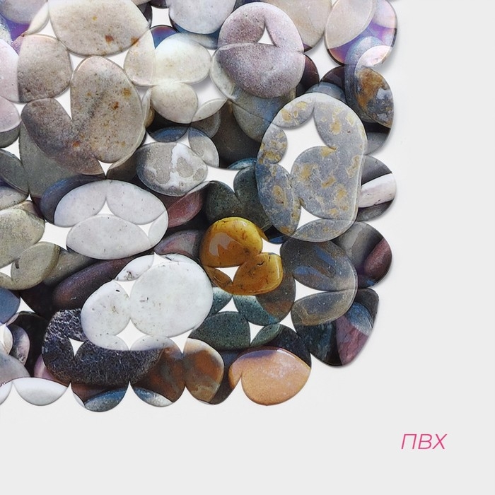 Решётка в раковину Доляна &laquo;Галька&raquo;, 25&times;28 см