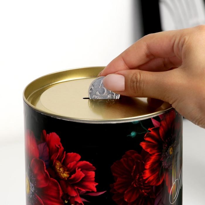 Копилка XXL &laquo;Цветы&raquo;, 20 х 12,5 см