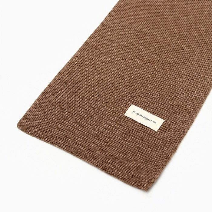 Шарф женский MIST, кофейный, 21*140 см Шарф женский MIST, кофейный, 21*140 см