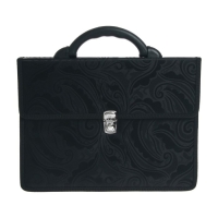 Портфель деловой 350 х 260 х 100 мм, тканевый "Сестрорецк" чёрный жаккард 49907 2С11 Портфель деловой 350 х 260 х 100 мм, тканевый "Сестрорецк" чёрный жаккард 49907 2С11