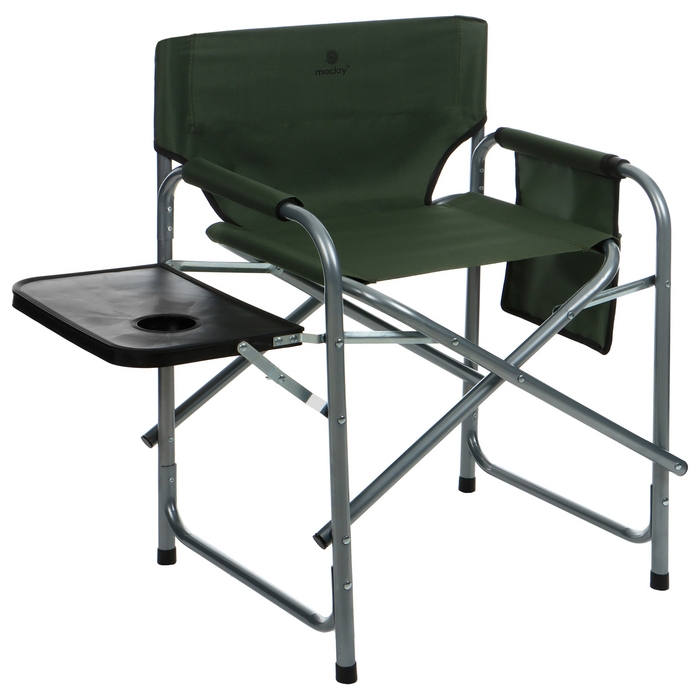 Кресло складное со столом, 54 х 45 х 78 см, до 120 кг, цвет зелёный Кресло складное со столом, 54 х 45 х 78 см, до 120 кг, цвет зелёный