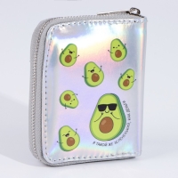 Кошелёк с голографическим эффектом &laquo;Авокадо&raquo;, 12.5х9х2 см
