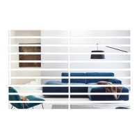 Наклейки интерьерные "Линии", зеркальные, декор настенный, набор 20 шт, 30 х 3 см Наклейки интерьерные "Линии", зеркальные, декор настенный, набор 20 шт, 30 х 3 см