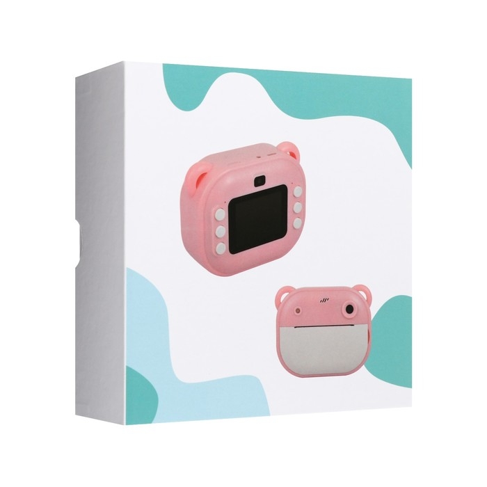 Мини-принтер с камерой LPR-21, Туре-С, лента, ремешок, розовый Мини-принтер с камерой LPR-21, Туре-С, лента, ремешок, розовый