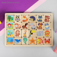 Игра развивающая деревянная «Кто где живёт» Игра развивающая деревянная «Кто где живёт»