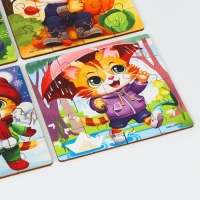 Пазлы деревянные развивающие для малышей «Времена года» Пазлы деревянные развивающие для малышей «Времена года»