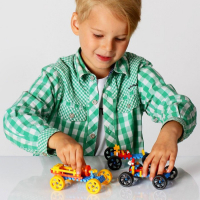 Конструктор &laquo;Зиг-Заг мобиль&raquo; для мальчиков, 220 деталей