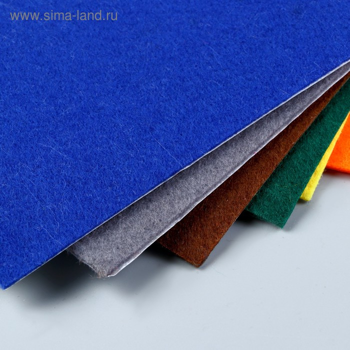 Набор клеевого фетра (мягкий) 1,8 мм 20х30 см 10 листов цв. ассорти Набор клеевого фетра (мягкий) 1,8 мм 20х30 см 10 листов цв. ассорти