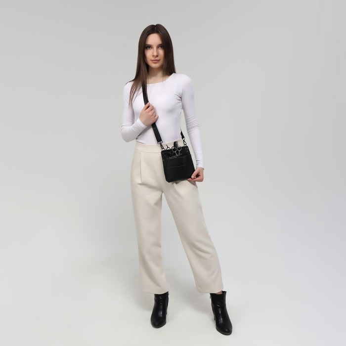 Сумка для мастера 19 × 18,5 см, длина ремня 105 см, цвет чёрный Сумка для мастера 19 × 18,5 см, длина ремня 105 см, цвет чёрный