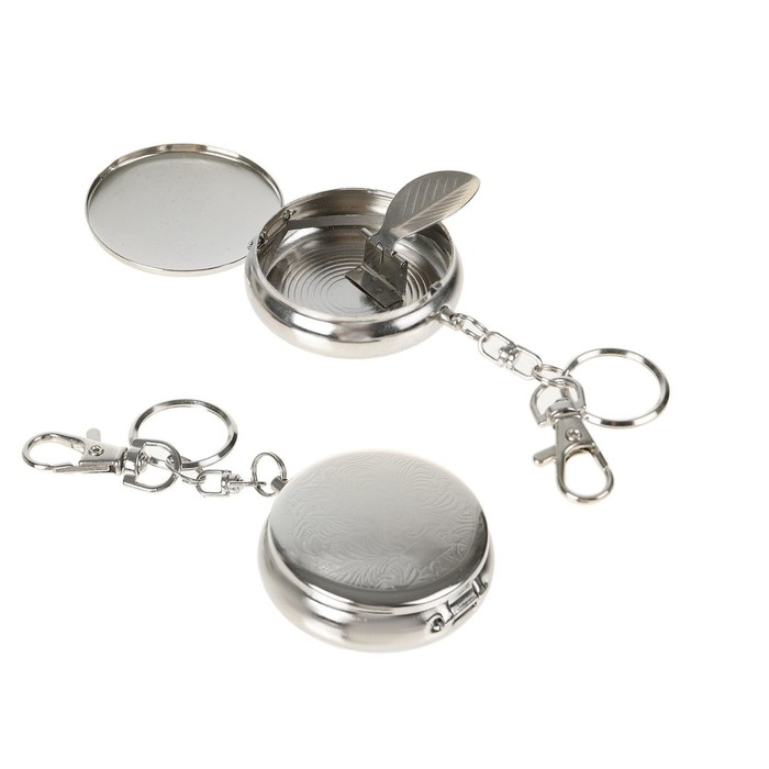 Подарочный набор 4 в 1: фляжка 300 мл, 2 рюмки, карманная пепельница