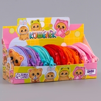 Кошелёк детский для девочки в шоубоксе &laquo;Котёнок&raquo;, плюш, цвет МИКС