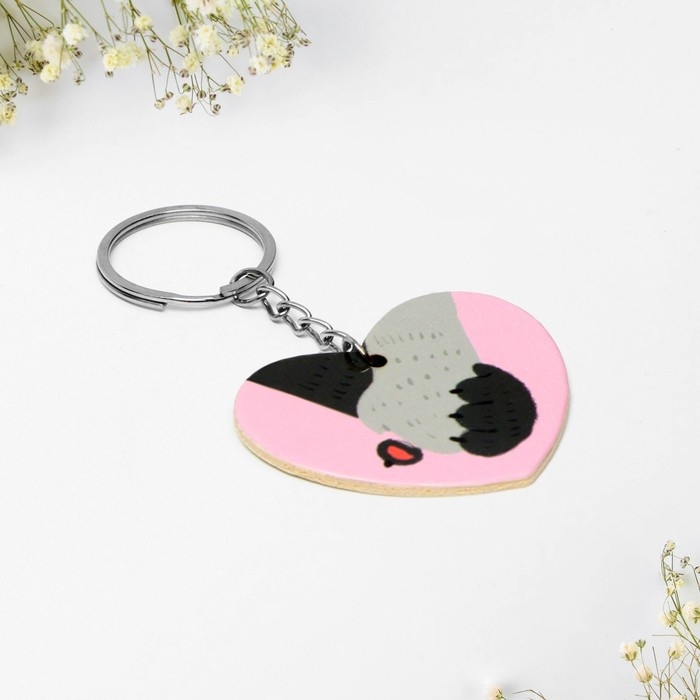 Брелок для ключей и магнит &laquo;Мур-мур&raquo;, подарочный набор, 10 х 19 см.