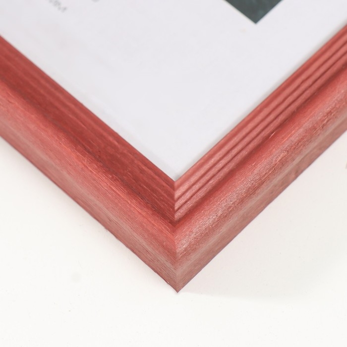 Фоторамка дерево "Image Art" С18 15х21 см,(стекло), красное дерево