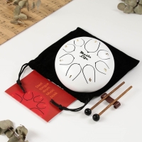 Глюкофон - музыкальный инструмент, белый, 8 лепестков, 15 х 9 см Глюкофон - музыкальный инструмент, белый, 8 лепестков, 15 х 9 см