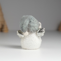 Сувенир полистоун "Снеговичок с серебристыми крыльями, в вязанном колпаке" 6х4х7,5 см Сувенир полистоун "Снеговичок с серебристыми крыльями, в вязанном колпаке" 6х4х7,5 см