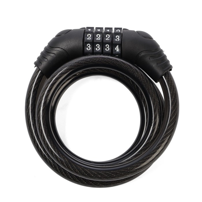 Замок навесной велосипедный LOCKLAND, кодовый,10х1000 мм Замок навесной велосипедный LOCKLAND, кодовый,10х1000 мм