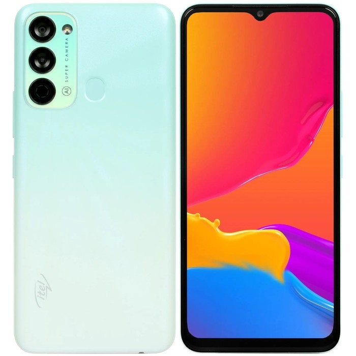 Смартфон Itel Vision 3 (S661LPN) LTE, 6.6 Смартфон Itel Vision 3 (S661LPN) LTE, 6.6", 3 Гб, 64 Гб, 8 Мп, 2 sim, 5000 мАч, зелёный
