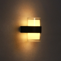 Светильник фасадный &laquo;Гранд двойной&raquo;, FSD-040, 10 Вт, 3000К, IP65, 220 В, пластик, черный