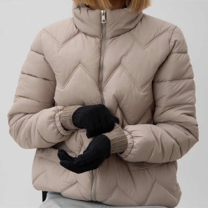 Перчатки женские MINAKU 22 см черный