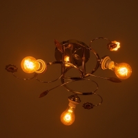 Люстра "Эбби" бп 3х40Вт Е27 Золото МОДЕЛЬ: 2612374 Люстра "Эбби" бп 3х40Вт Е27 Золото МОДЕЛЬ: 2612374