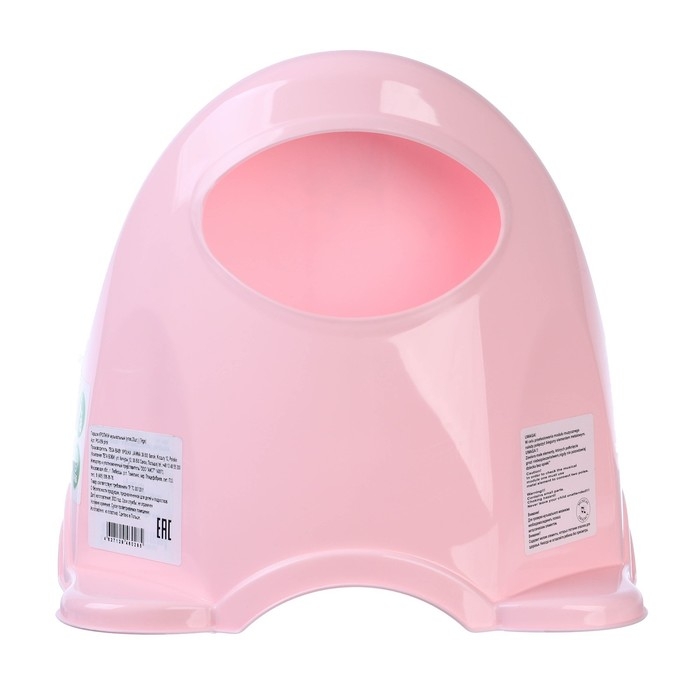 Горшок детский музыкальный &laquo;Кролики&raquo;, цвет розовый