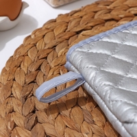 Набор прихваток &laquo;Профи&raquo;, 2 шт, 23&times;17 см, цвет серый