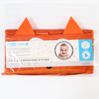 Сетка для хранения игрушек в ванной на завязках &laquo;Лисичка&raquo;