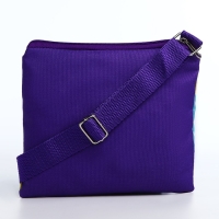 Сумка детская для девочки "Лисичка", 18х14 см, отд на молнии, цвет фиолетовый