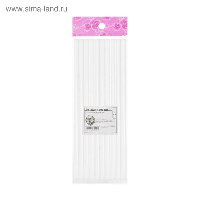 Клеевые стержни ЛОМ promo, 7 х 200 мм, 10 шт. Клеевые стержни ЛОМ promo, 7 х 200 мм, 10 шт.