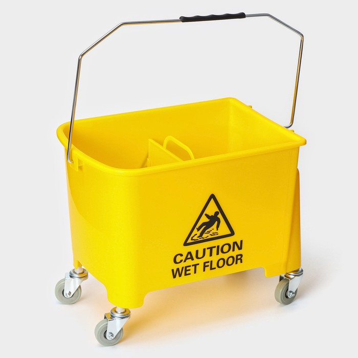 Ведро с механическим отжимом на колёсах, 20 л Ведро с механическим отжимом на колёсах, 20 л