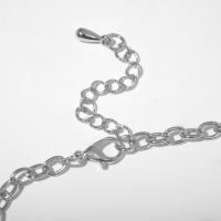 Колье &laquo;Индия&raquo; цветы, цветное в чернёном серебре, 30 см