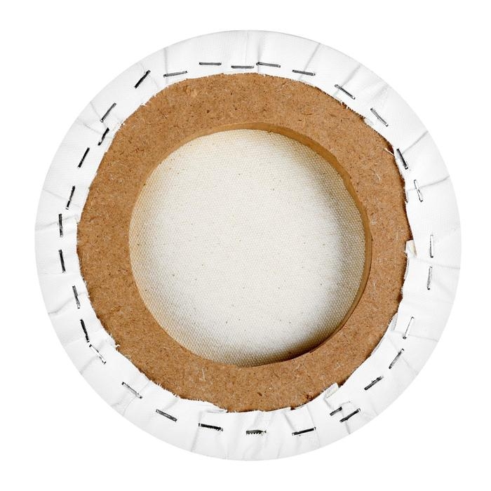 Холст круглый на подрамнике Calligrata, d-20 см, 2 см, хлопок 100%, акриловый грунт, cреднезернистый, 380 г/м&sup2;