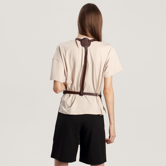 Фартук для мастера, цвет серый/коричневый Фартук для мастера, цвет серый/коричневый