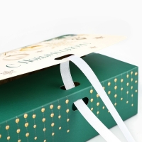 Коробка подарочная новогодняя складная двухсторонняя «Новогодние шары», 16.5 х 12.5 х 5 см, Новый год Коробка подарочная новогодняя складная двухсторонняя «Новогодние шары», 16.5 х 12.5 х 5 см, Новый год